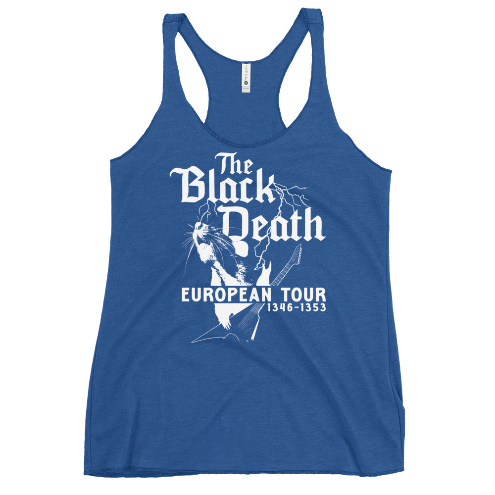 The Black Death Eurpoean Tour Women's Racerback Tank