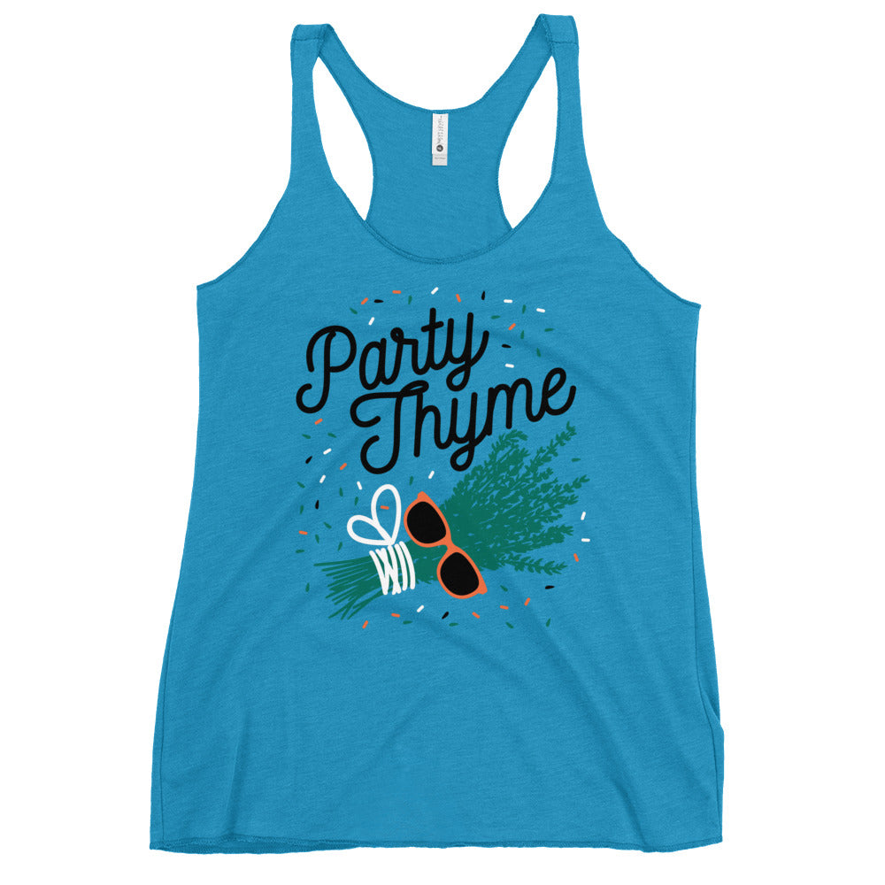 Party Thyme Women's Racerback Tank