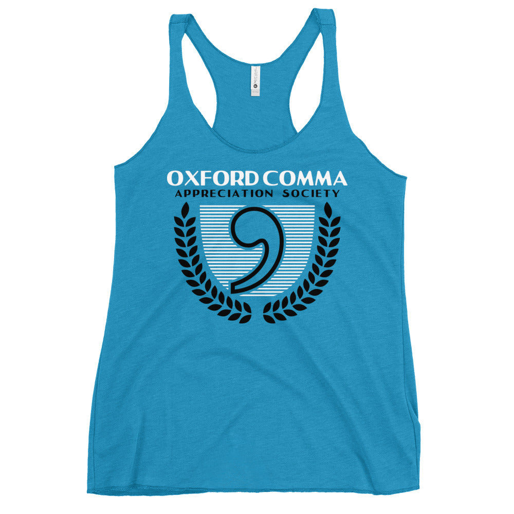 Oxford Comma Appreciation Society Women's Racerback Tank