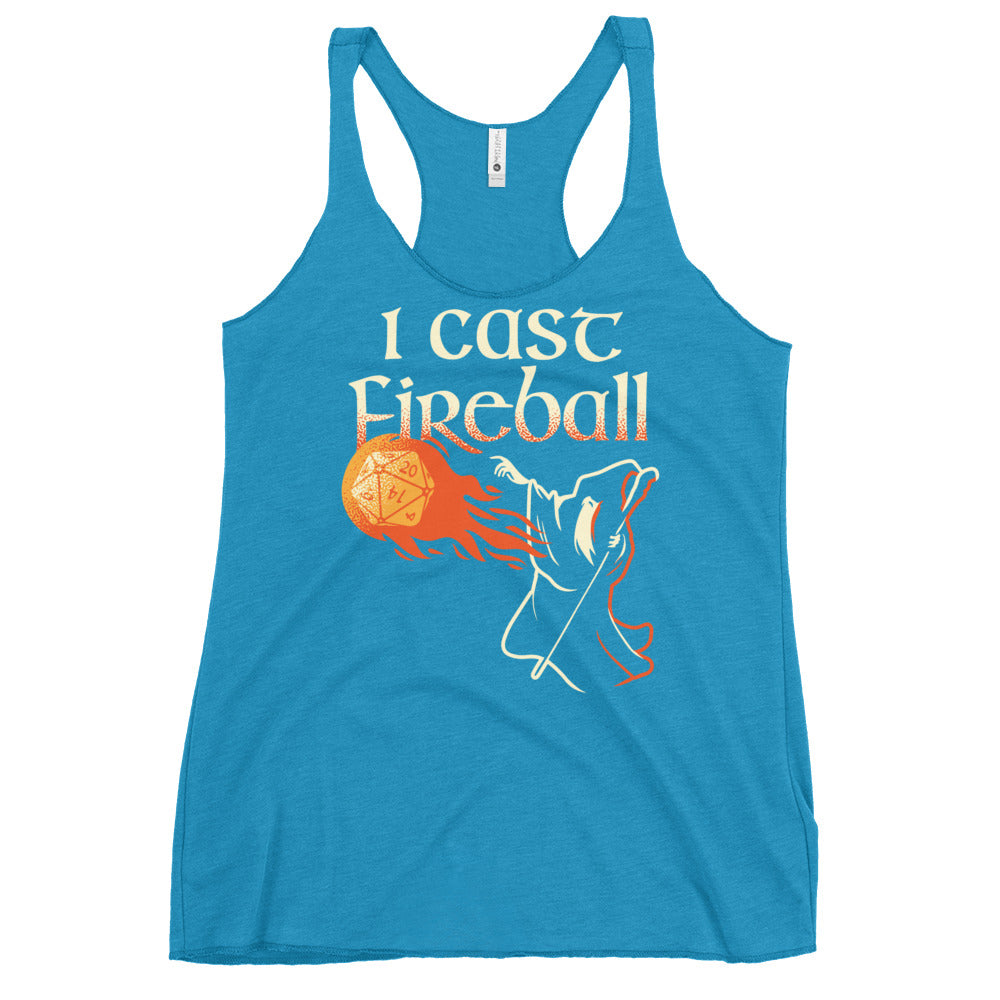 I Cast Fireball Women's Racerback Tank