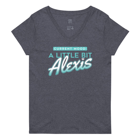 A Little Bit Alexis Women's V-Neck Tee