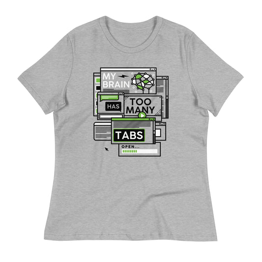 My Brain Has Too Many Tabs Open Women's Signature Tee