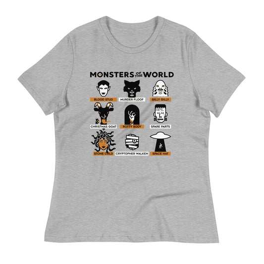 Monsters Of The World Women's Signature Tee