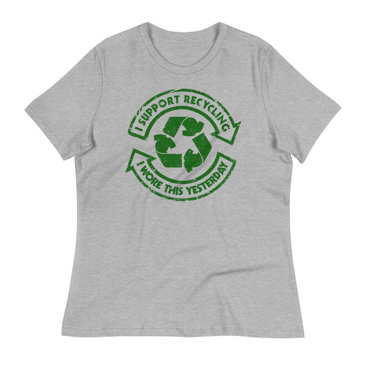 I Support Recycling Women's Signature Tee