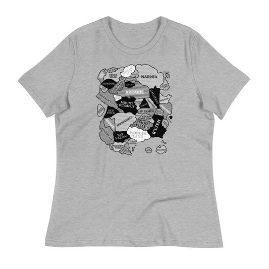 World Map Women's Signature Tee