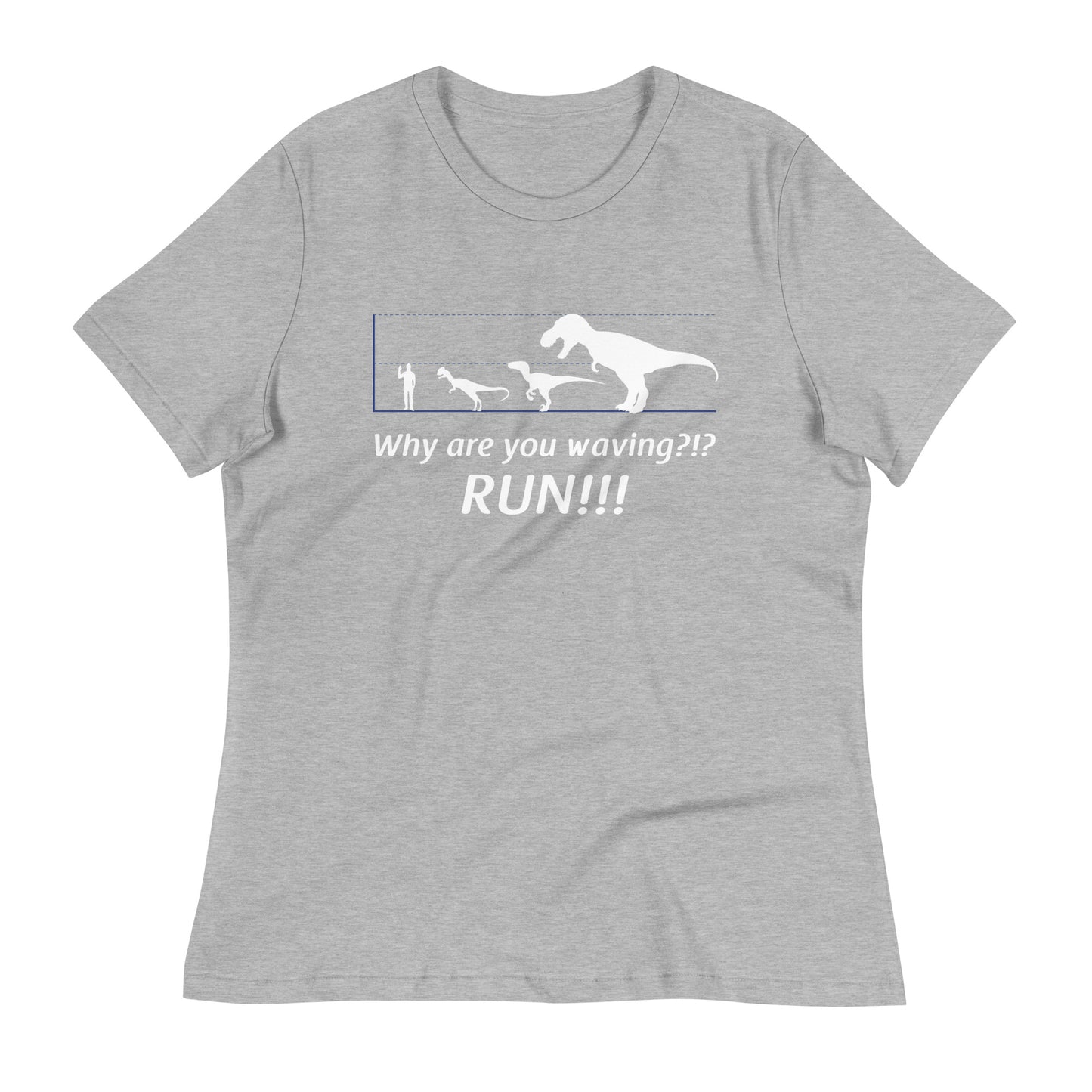 Why Are You Waving? Run! Women's Signature Tee