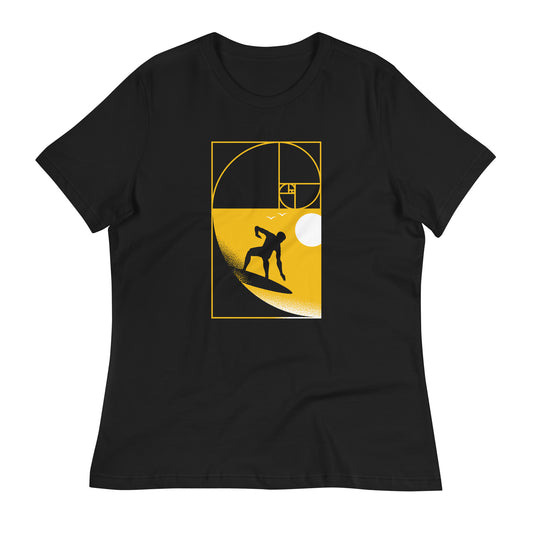 Golden Spiral Wave Women's Signature Tee