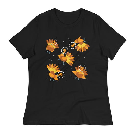 Turkeys In Space Women's Signature Tee