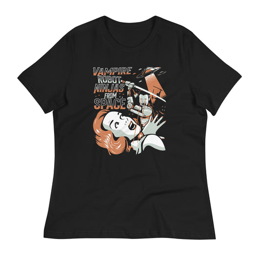 Vampire Robot Ninja From Space Women's Signature Tee