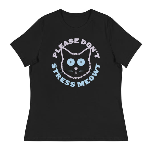 Please Don't Stress Meowt Women's Signature Tee