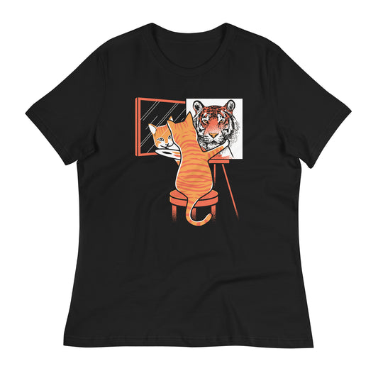 Cat Self Portrait Women's Signature Tee