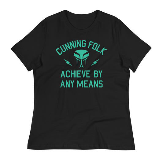 Cunning Folk Achieve By Any Means Women's Signature Tee