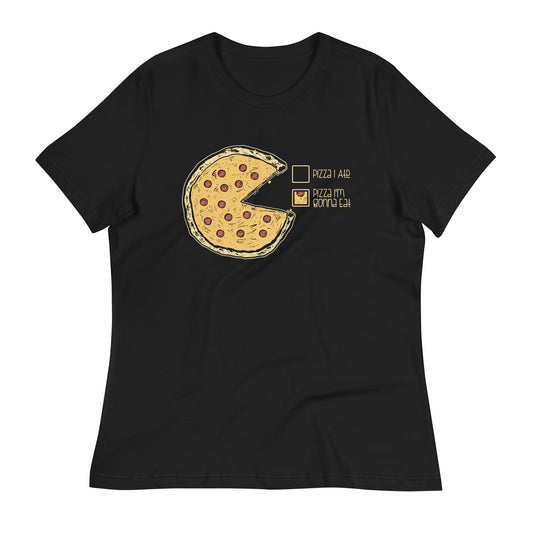 Pizza Pie Chart Women's Signature Tee