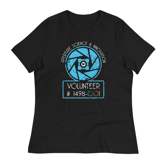 Aperture Science Volunteer Women's Signature Tee