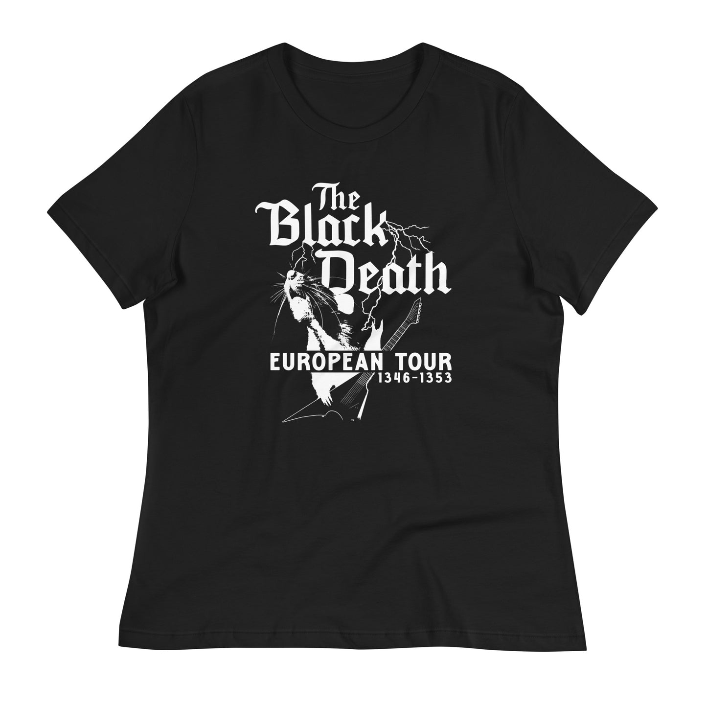 The Black Death Eurpoean Tour Women's Signature Tee