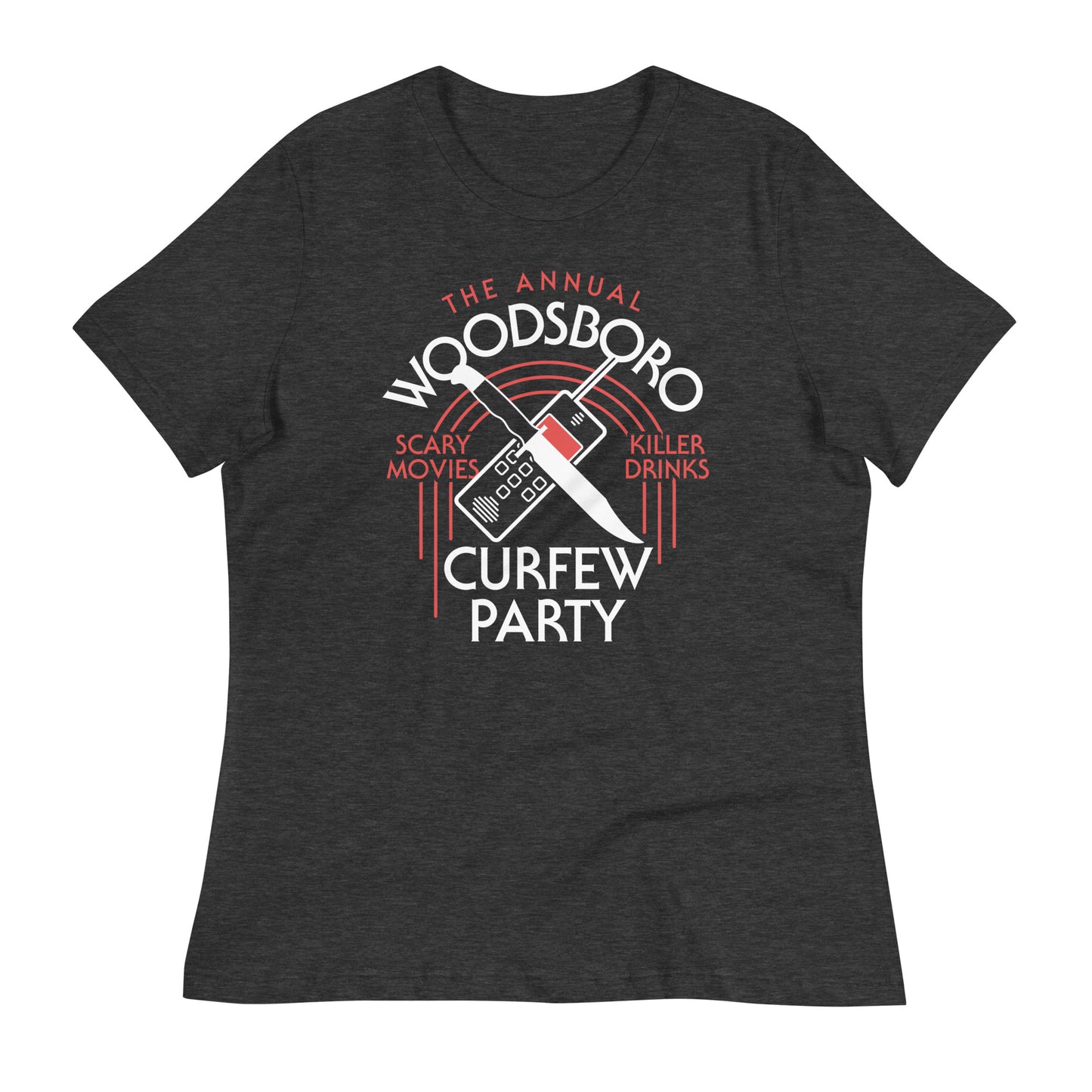 Woodsboro Curfew Party Women's Signature Tee