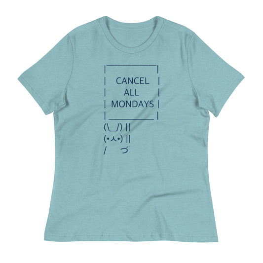 Cancel All Mondays Bunny Women's Signature Tee