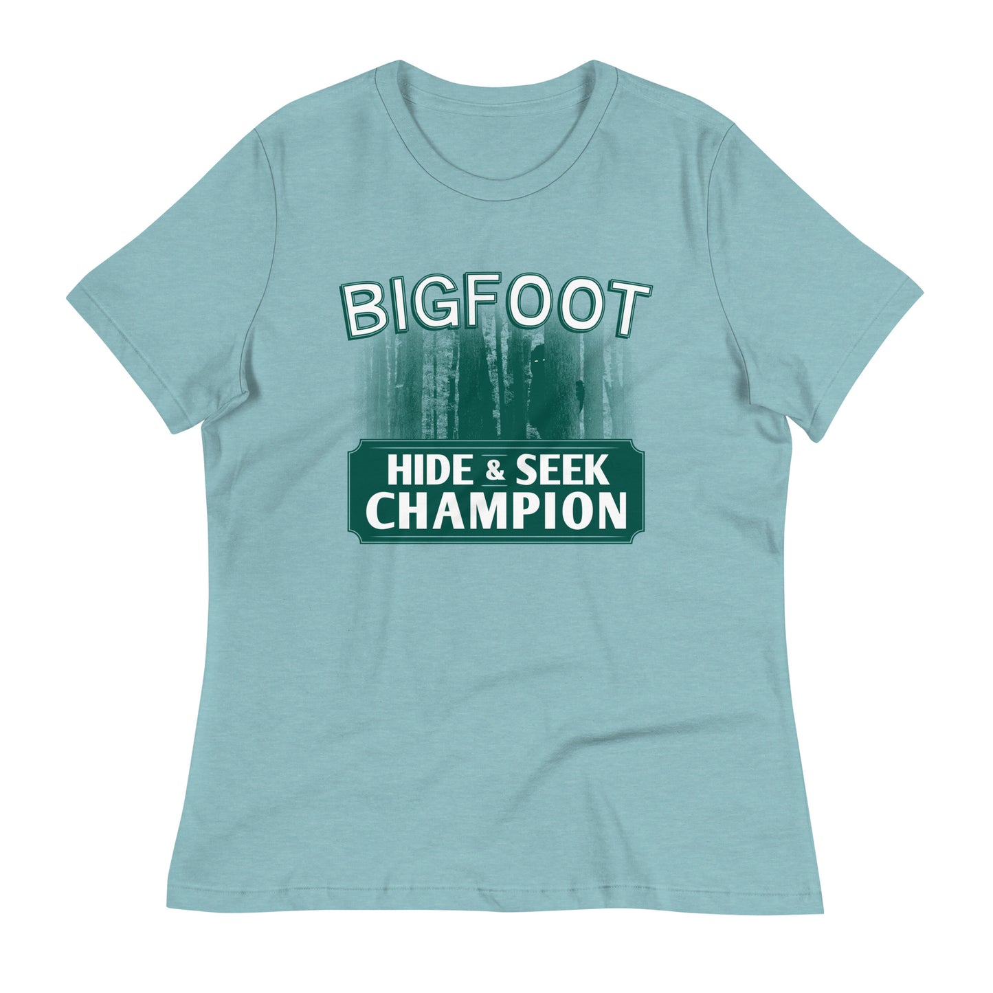 Bigfoot Hide And Seek Champion Women's Signature Tee