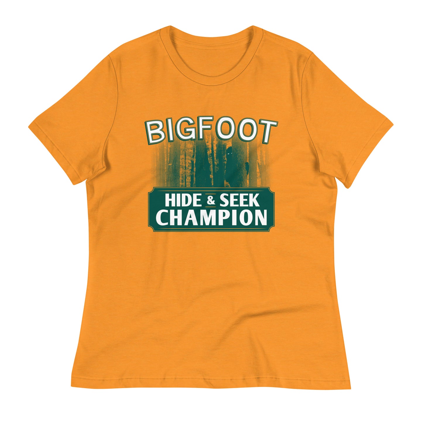 Bigfoot Hide And Seek Champion Women's Signature Tee