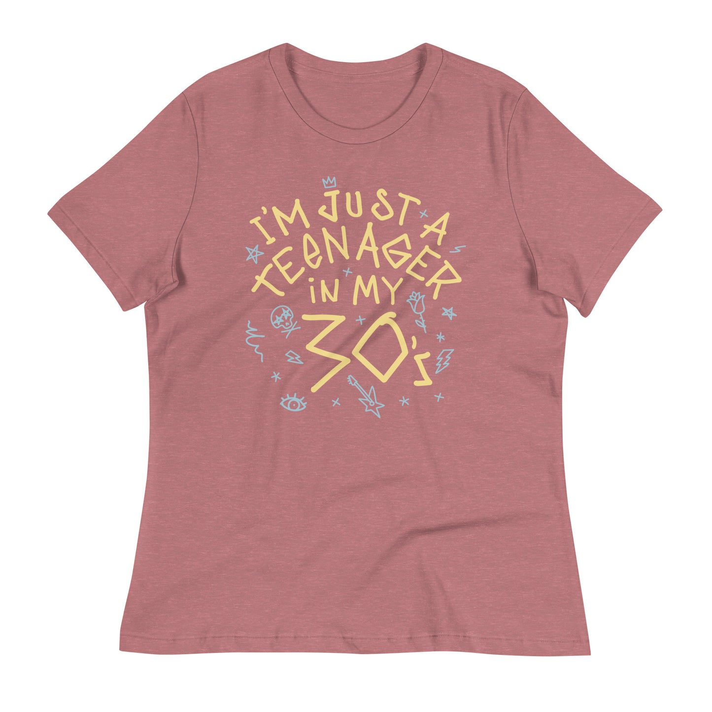 I'm Just A Teenager In My 30's Women's Signature Tee