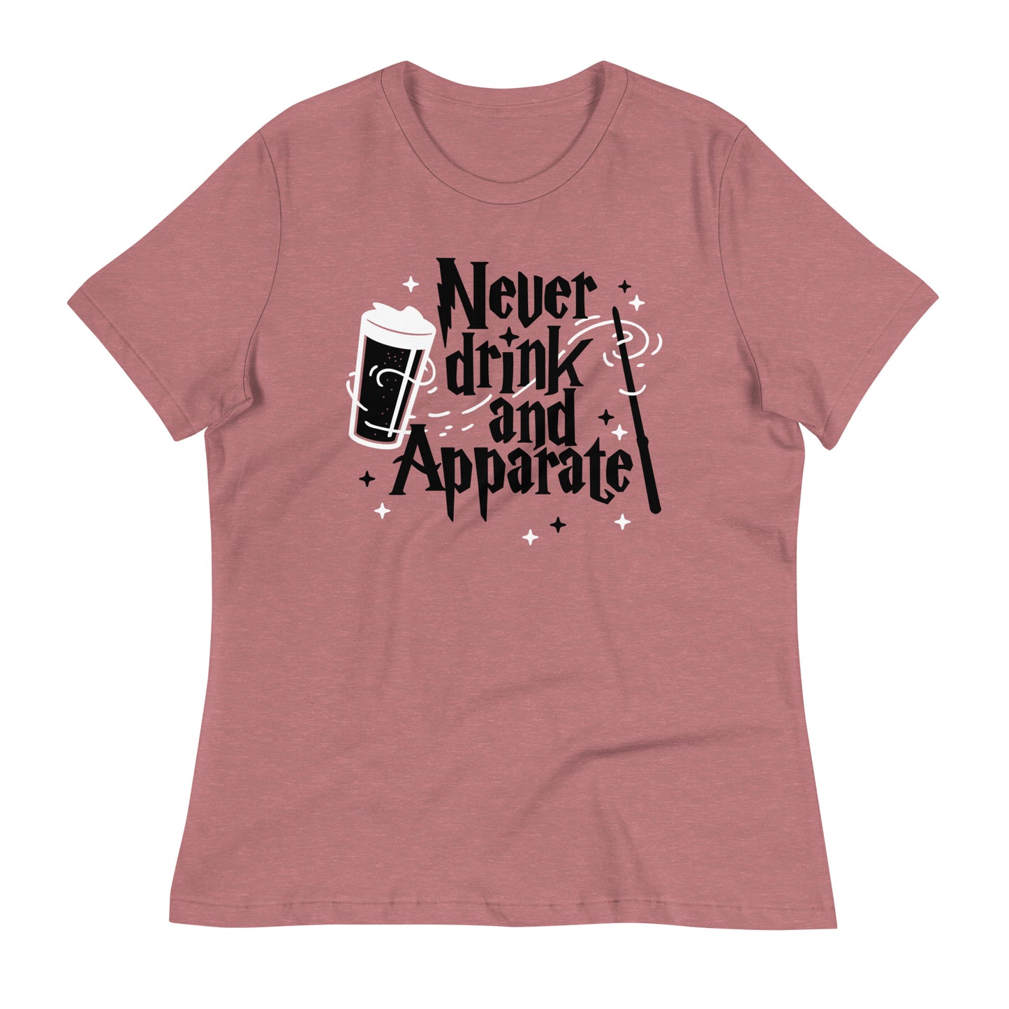 Never Drink And Apparate Women's Signature Tee