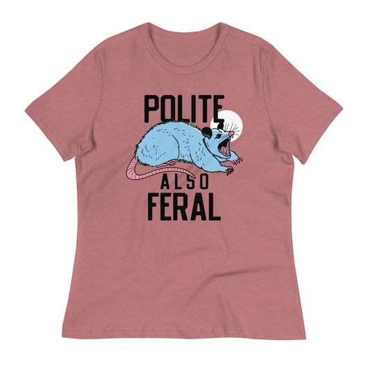 Polite Also Feral Women's Signature Tee