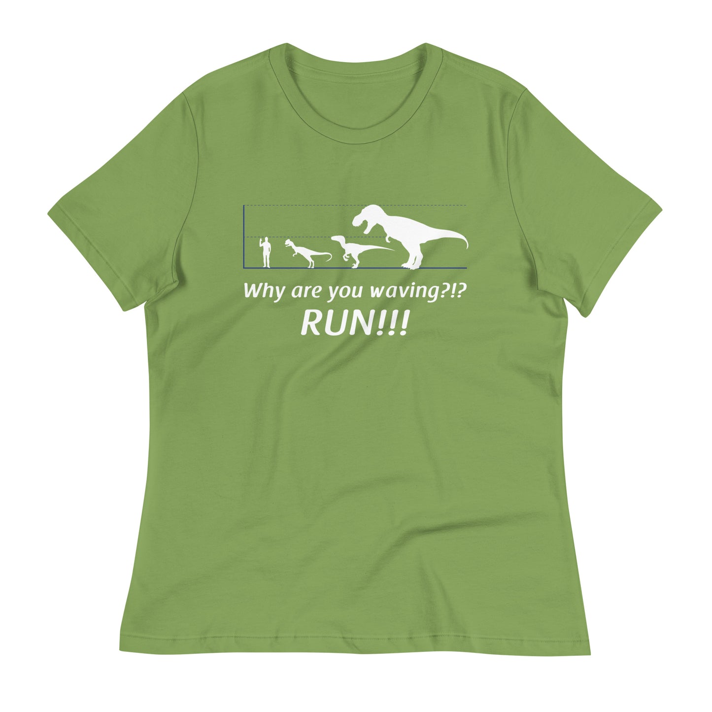 Why Are You Waving? Run! Women's Signature Tee