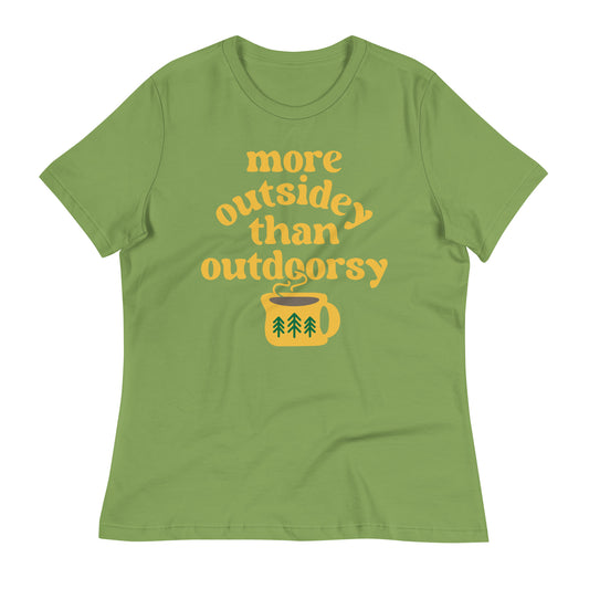 More Outsidey Than Outdoorsy Women's Signature Tee