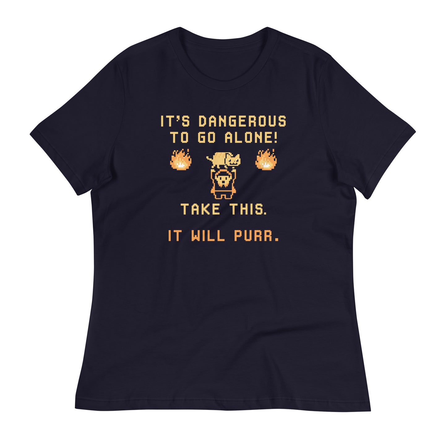 It's Dangerous To Go Alone Women's Signature Tee