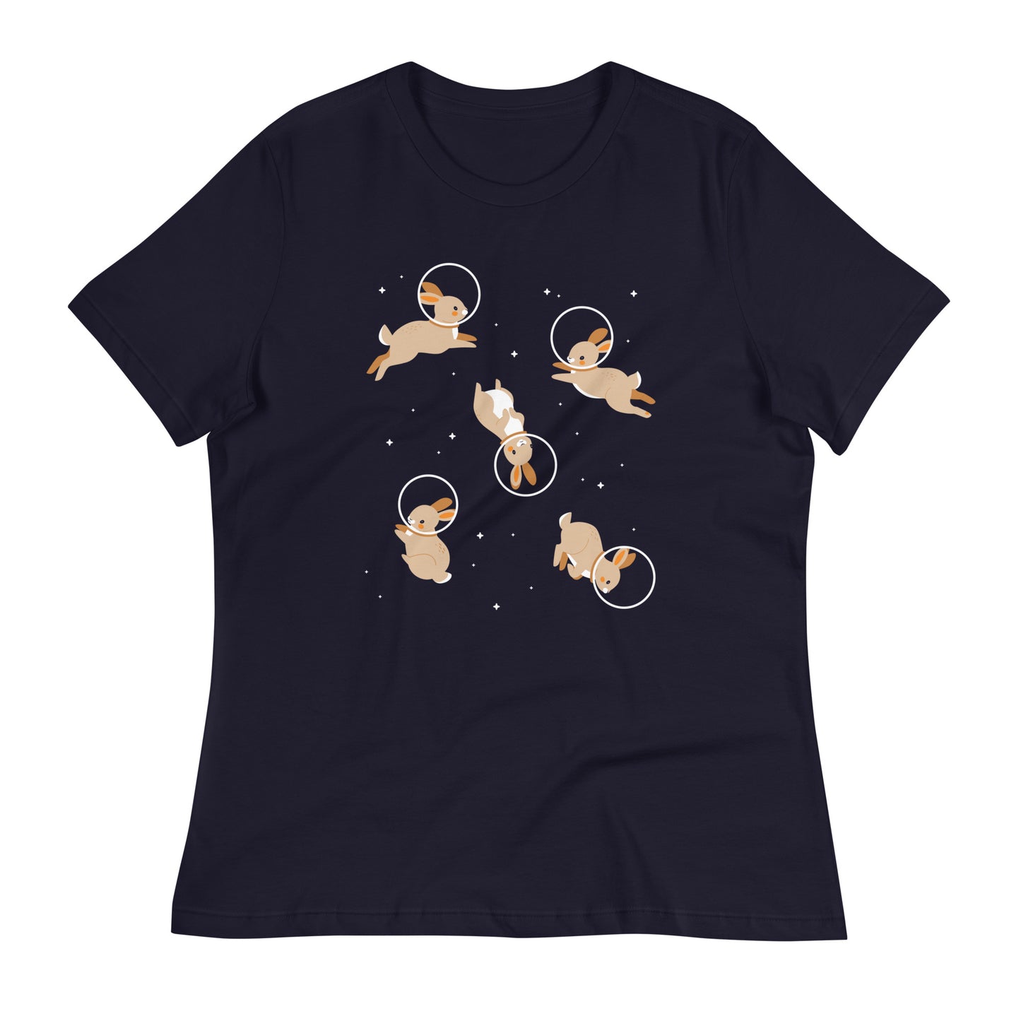 Bunnies In Space Women's Signature Tee