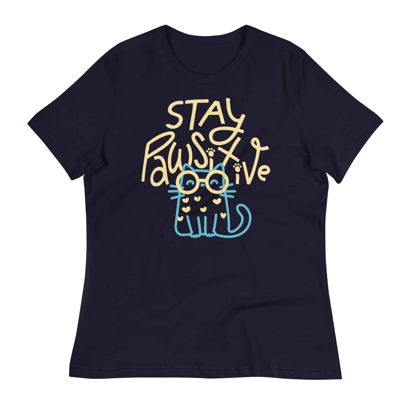 Stay Pawsitive Women's Signature Tee