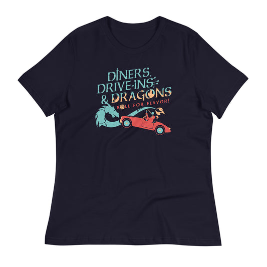 Diners, Drive-ins, & Dragons Women's Signature Tee