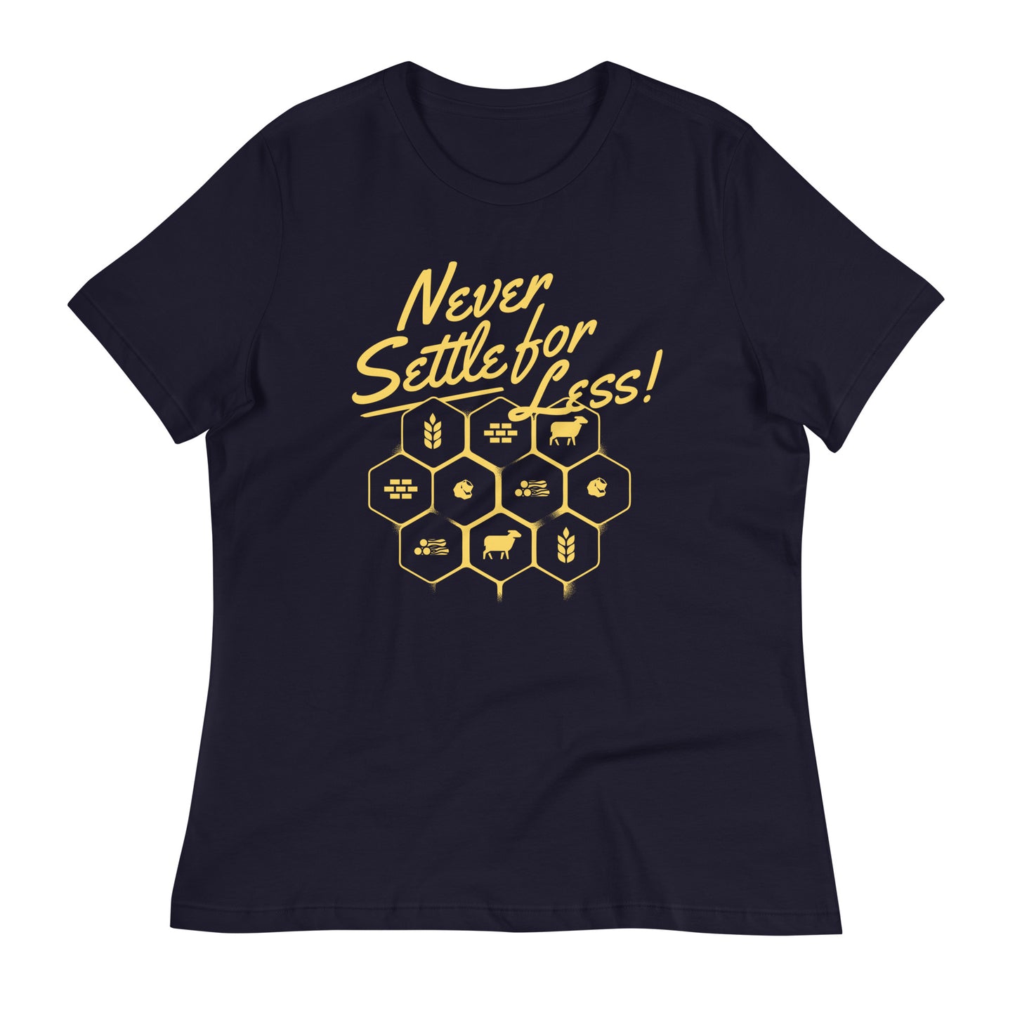 Never Settle For Less Women's Signature Tee