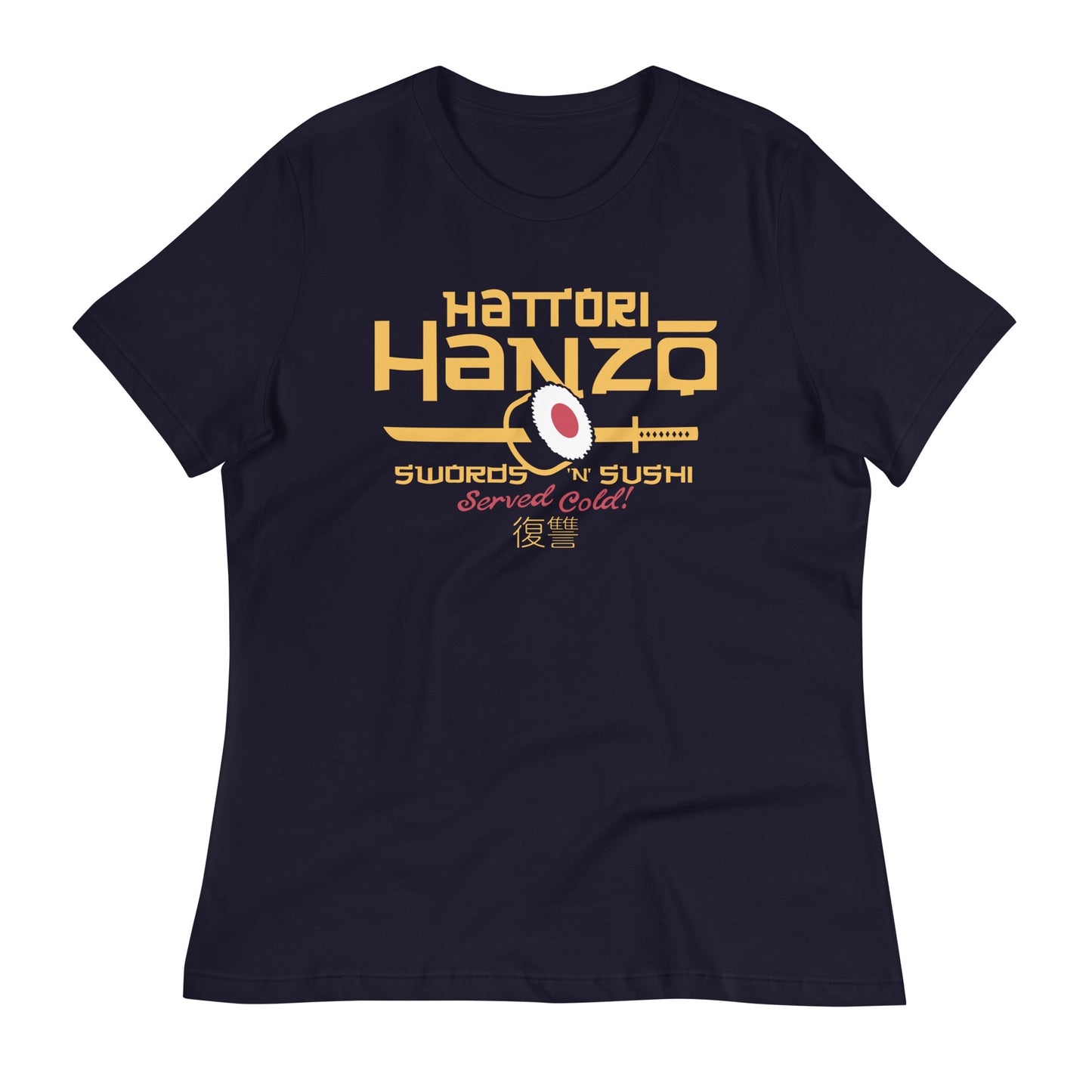 Hattori Hanzo Swords 'n' Sushi Women's Signature Tee