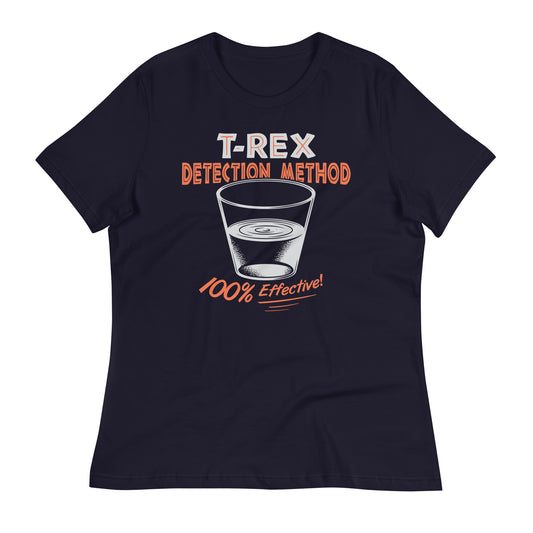 T-Rex Detection Method Women's Signature Tee