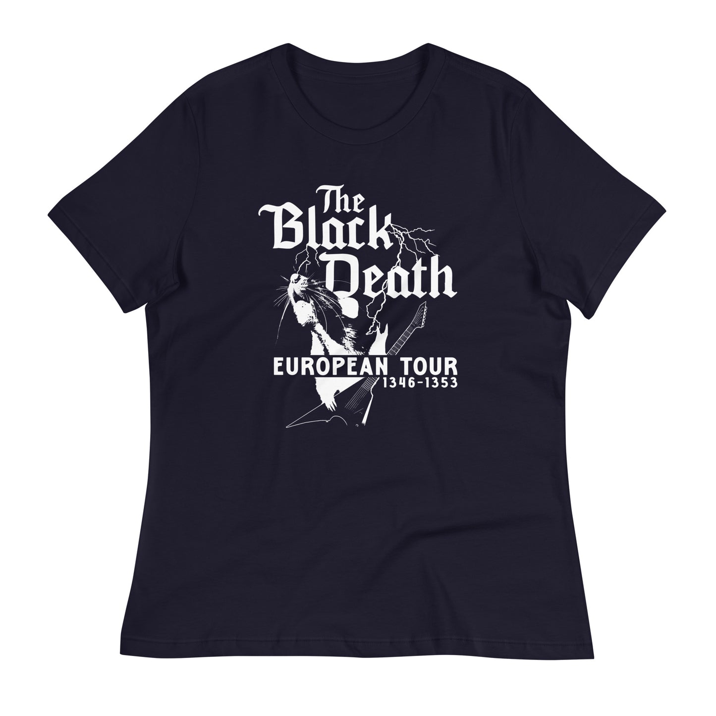 The Black Death Eurpoean Tour Women's Signature Tee