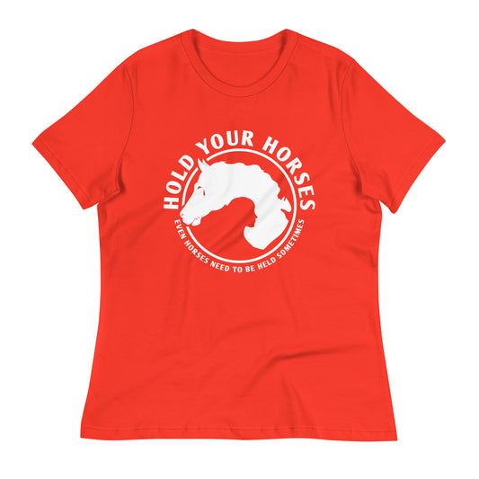 Hold Your Horses Women's Signature Tee