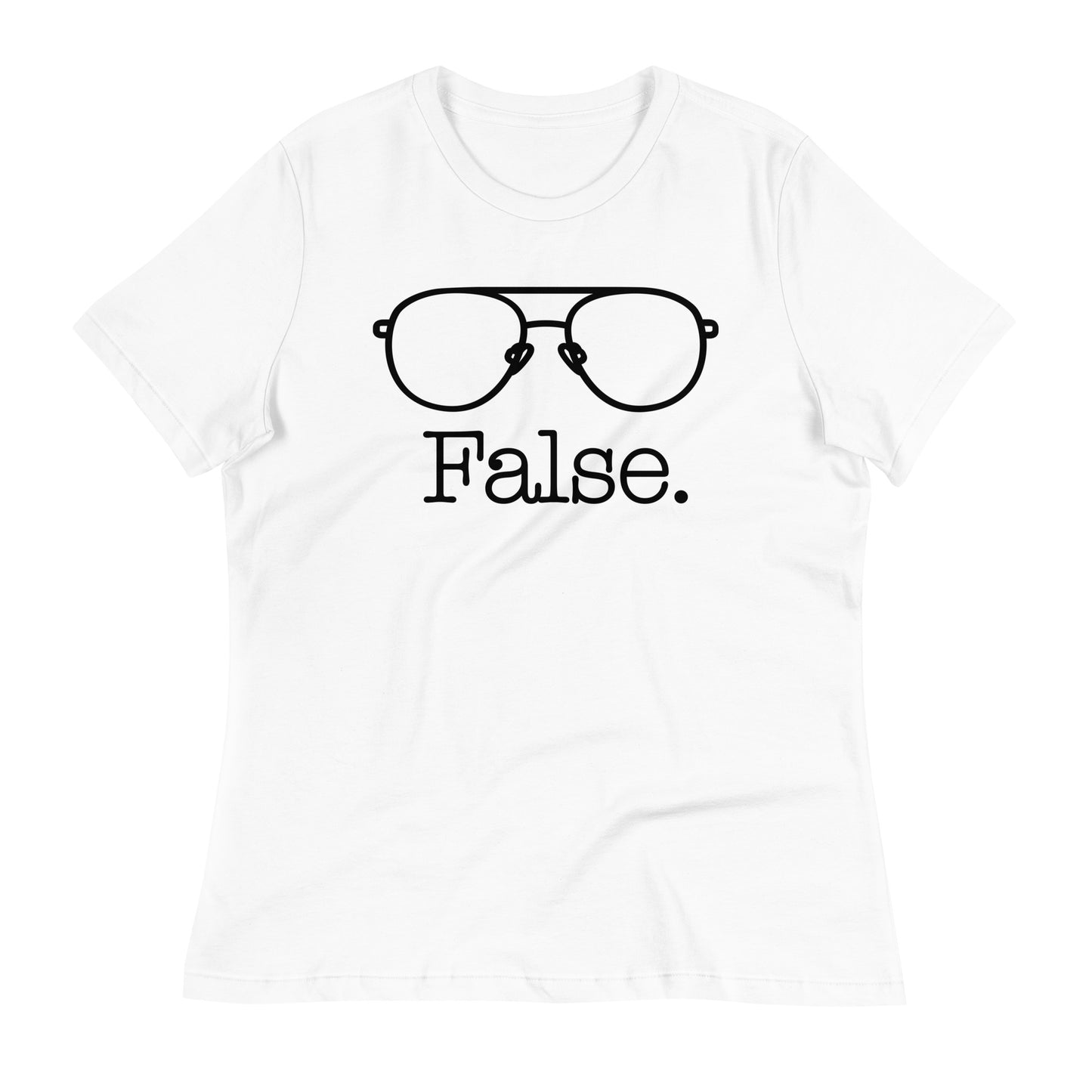 False Glasses Women's Signature Tee