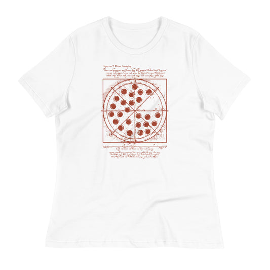 Vitruvian Pizza Women's Signature Tee