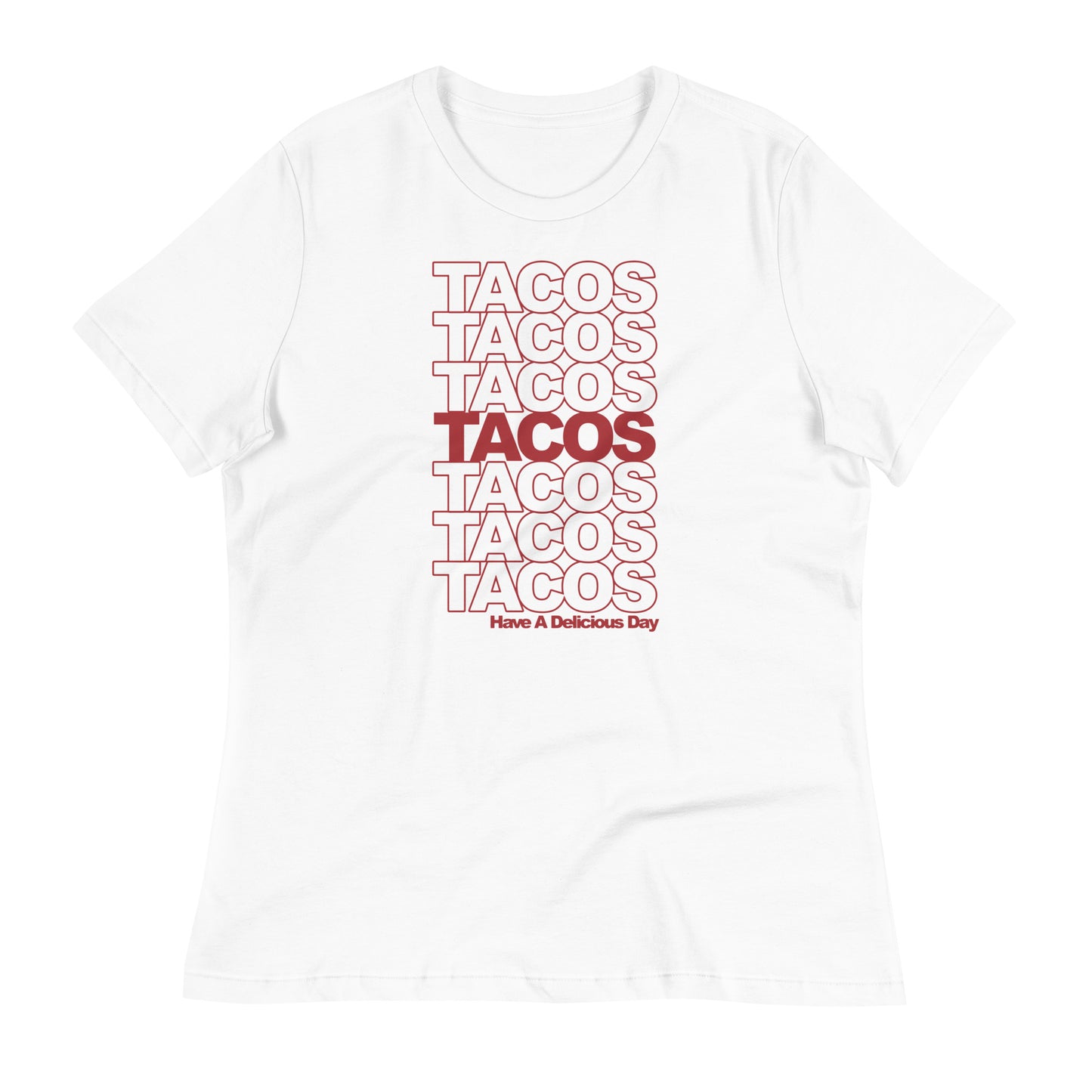 Tacos Tacos Tacos Women's Signature Tee