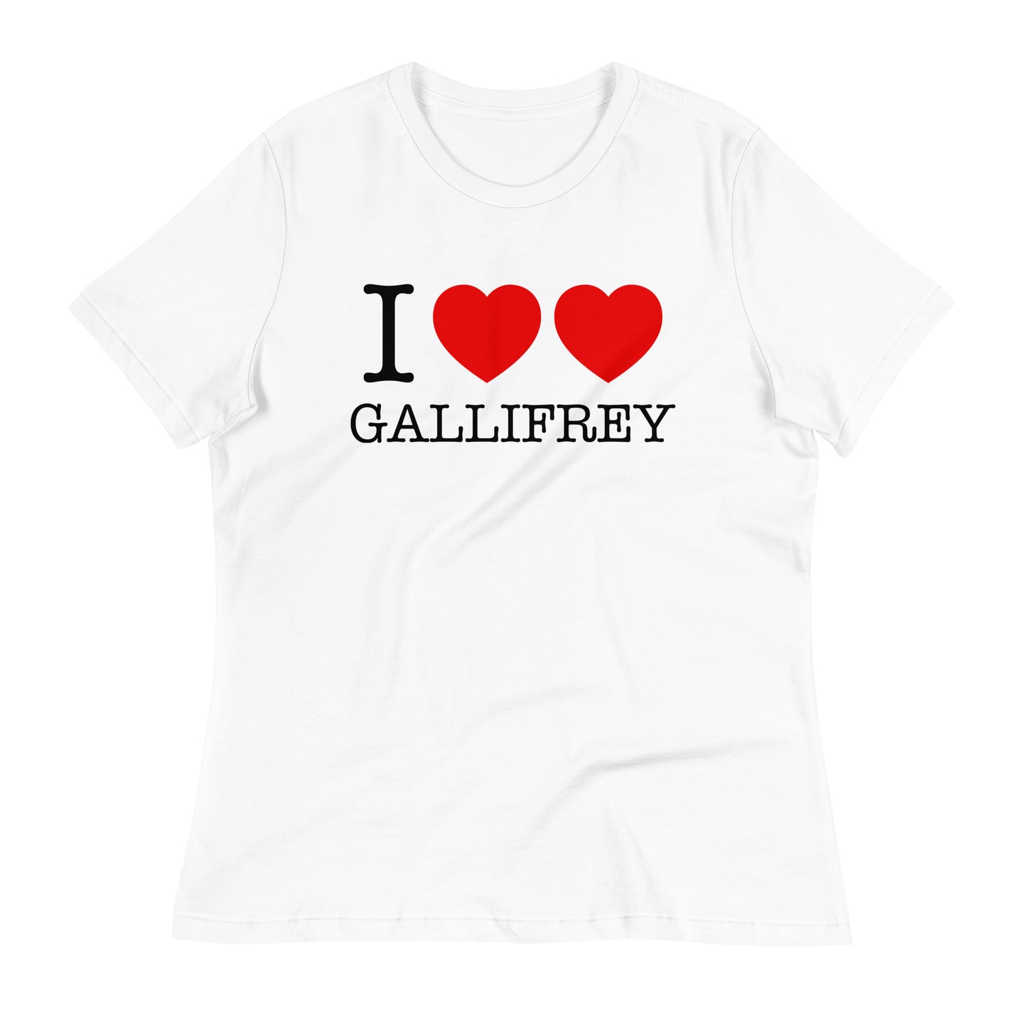 I Heart Heart Gallifrey Women's Signature Tee