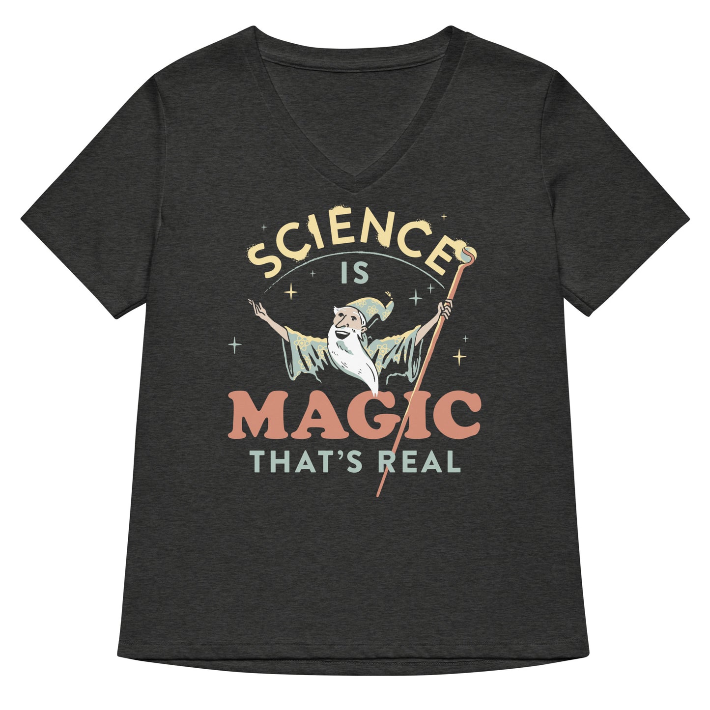 Science Is Magic That's Real Women's V-Neck Tee