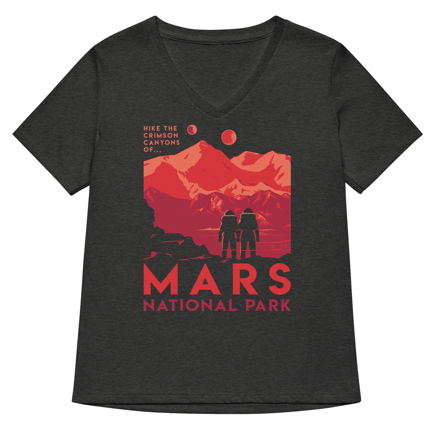 Mars National Park Women's V-Neck Tee