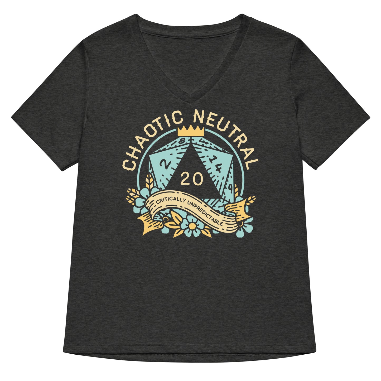 Chaotic Neutral Women's V-Neck Tee