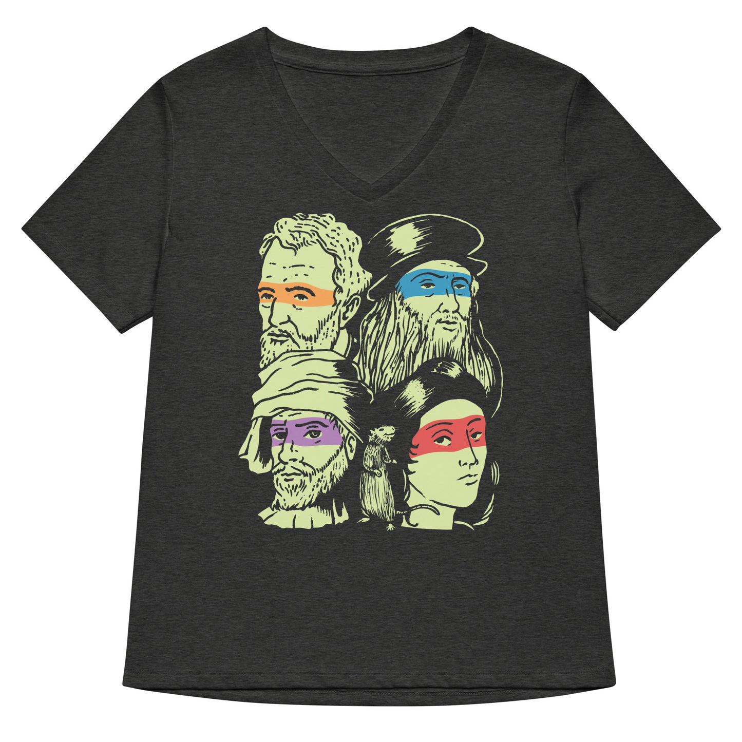 Renaissance Ninjas Women's V-Neck Tee