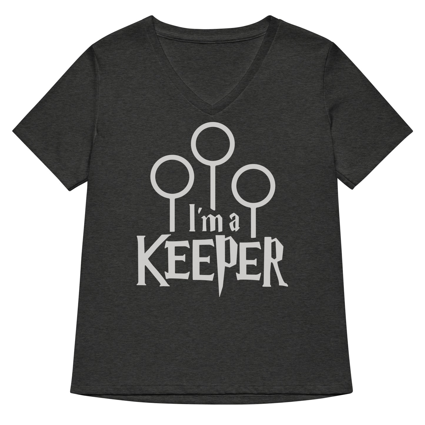 I'm A Keeper Women's V-Neck Tee