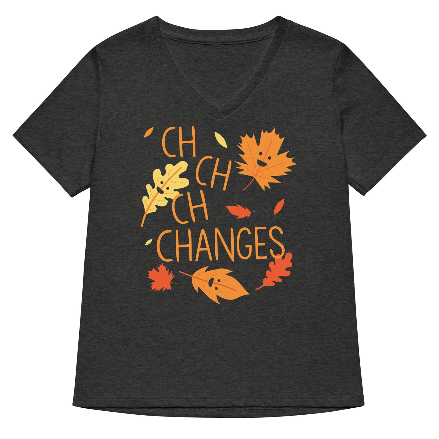 Ch-Ch-Ch-Changes Women's V-Neck Tee