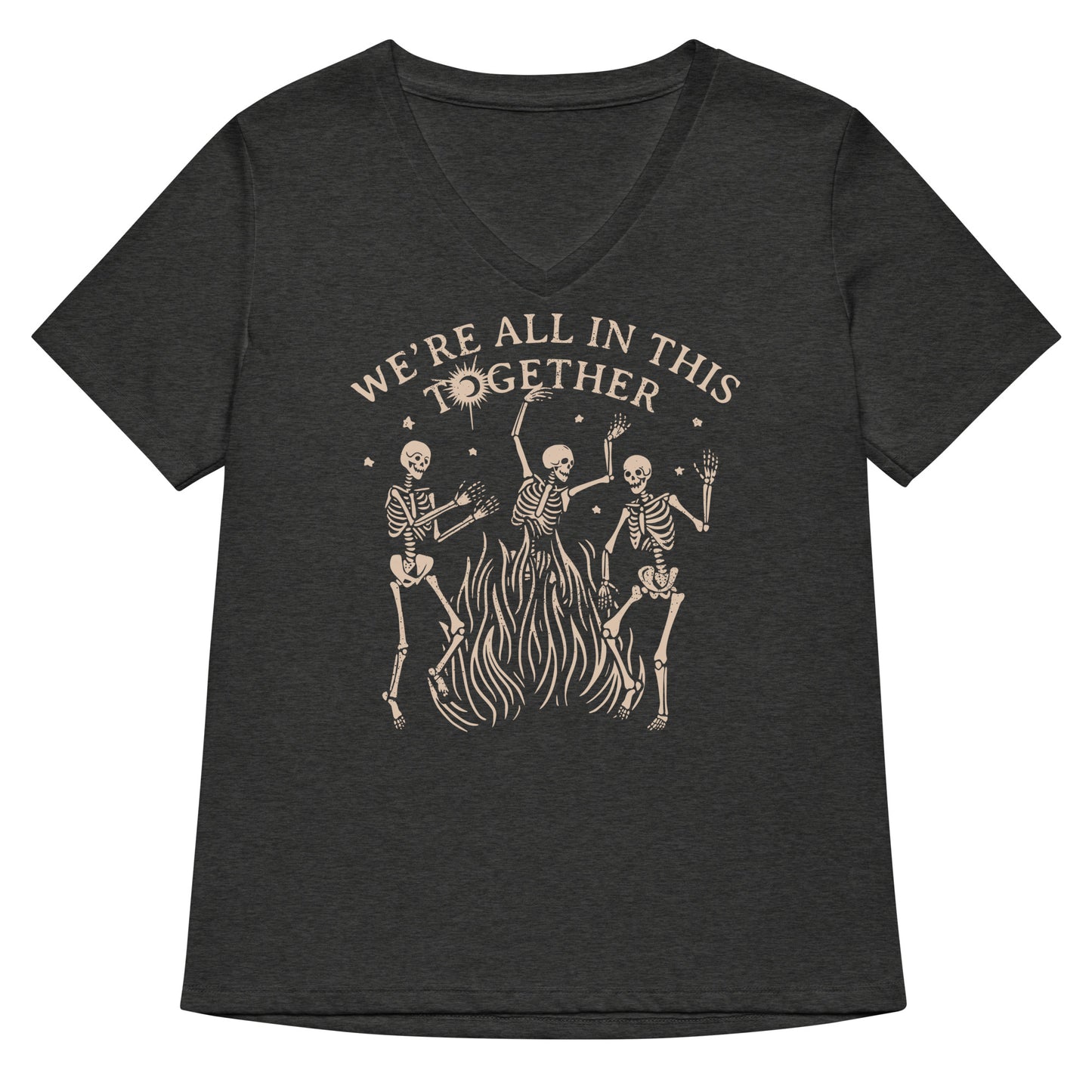 We're All In This Together Women's V-Neck Tee