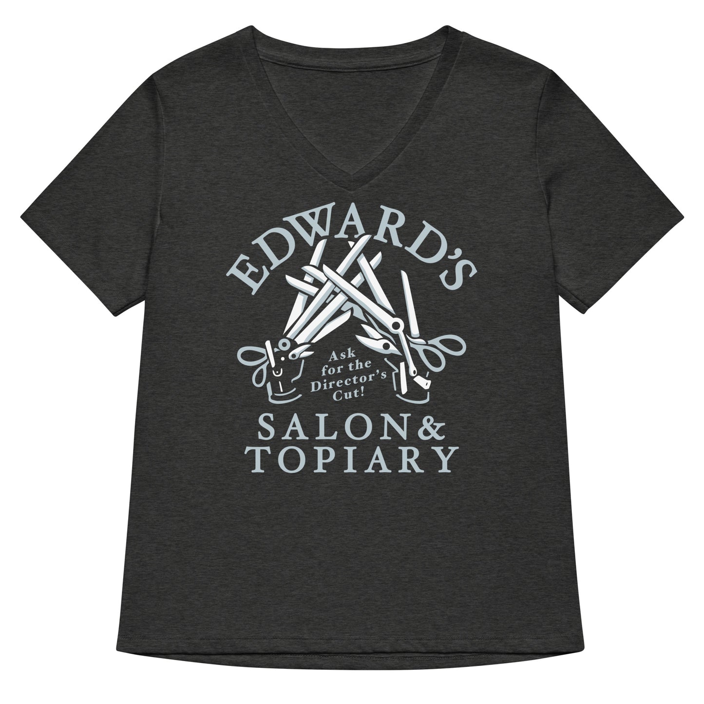 Edward's Salon and Topiary Women's V-Neck Tee