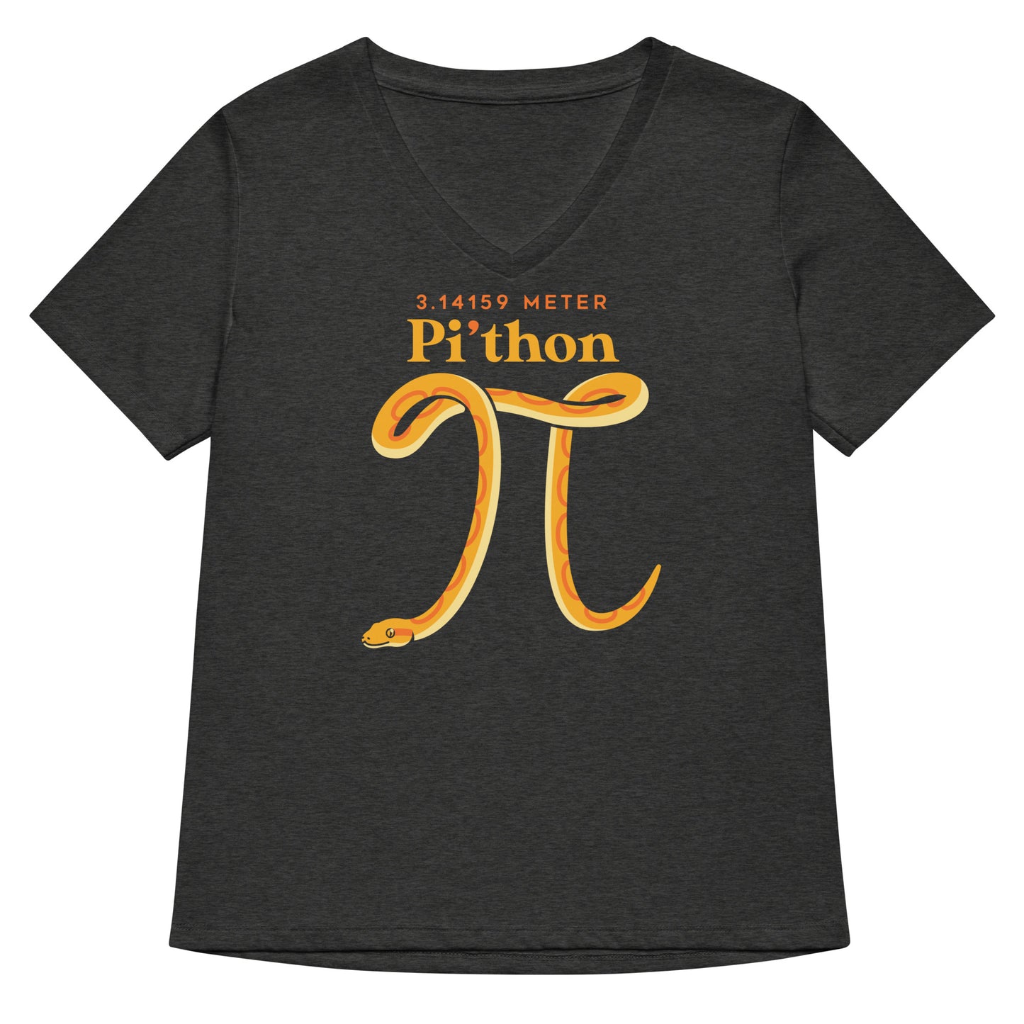 Pi-thon Women's V-Neck Tee